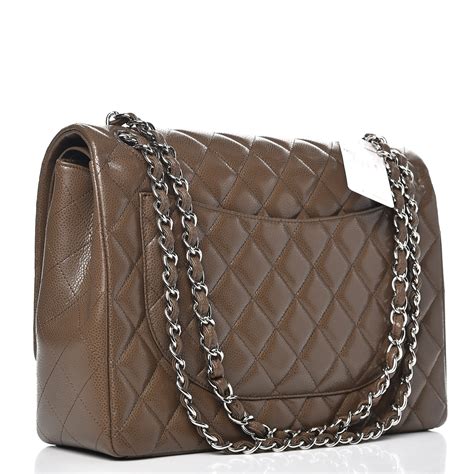 chanel caviar maxi flap bag|Chanel Caviar Classic Maxi Double Flap Bag .